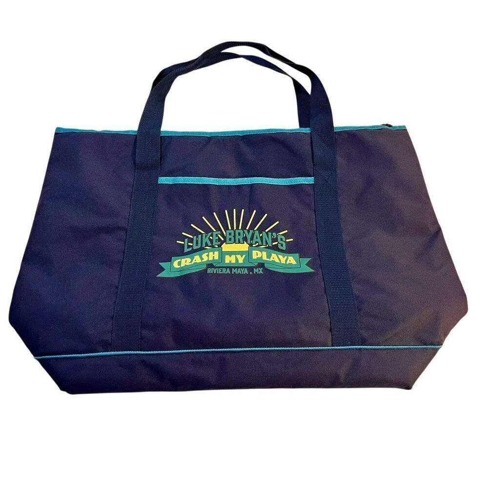 Luke Bryan's Crash My Playa Riviera Maya, MX Promo Zippered Insulated Tote Bag